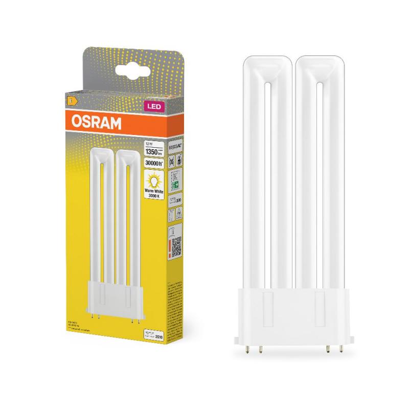 Osram DULUX 2G10 F24 LED Kompaktlampe 4Pin 12W wie 24W 3000K warmweißes Licht KVG